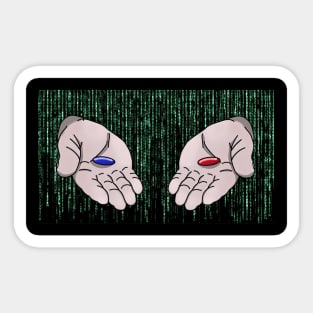 Do you want the red or the blue pill? Sticker